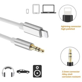 Resim iPhone Lightning to Aux Kulaklık Çevirici 3.5 mm Jack 