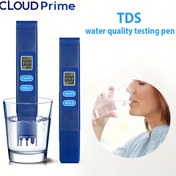 Resim Cloud Prime Dijital TDS Su Kalitesi Test Cihazı Kalem, Mavi Plastik ve LCD Ekranlı, 0.1 Hassasiyetli, Pille Çalışan, Kolay Kullanım için Çeşitli Ortamlarda Seyahat Su Kontrolü | Kompakt Tasarım | Şeffaf LCD Ekran, İçme Suyu Test Cihazları, Cloud Prime 
