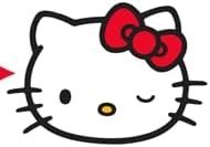 Resim Crocs 10012838-1 Hello Kitty Waving Jibbits Crocs Süs Toka 