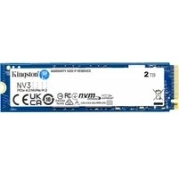 Resim Kingston 2 Tb Kıngston Nv3 M.2 Nvme Pcıe Gen4 6000/5000MBS SNV3S/2000G 