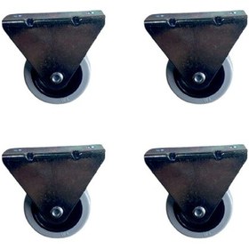 Resim Furç Sabit Teker - 20x50 - Gri Hks180 - 4 Adet 