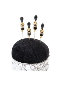 Resim 4 Lü Boncuklu Taşlı Eşarp İğnesi. Şal İğnesi. Türban İğnesi. Başörtü İğnesi. Eşarp Ve Şal İğnesi. Çok Renkli 