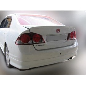 Resim Honda Civic Uyumlu 2006-2011 Astarlı İnce Anatomik Spoiler 