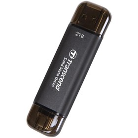 Resim transcend TS2TESD310C 2TB, External SSD,ESD310C,USB 10Gbps, Type C/A, Black 