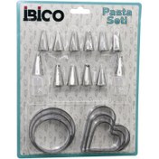 Resim Go İthalat 20PCS PASTA SÜSLEME SETİ= 12 KURABİYE KALIP=3-KALP - 3-YUVARLAK 2-UÇ TUTUCU PLS.ADAPTÖR 