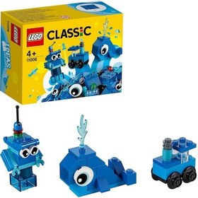 Resim LEGO® Classic 11006 Yaratıcı Mavi Yapım Parçaları 52 Parça 