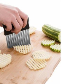 Resim Genel Markalar Şekilli Sebze Ve Meyve Dilimleyici Patates Dilimleyici Cips Kesici 