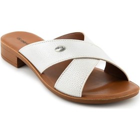 Resim Muya Costa 35004 Kadın Abiye Terlik Beyaz Beyaz 