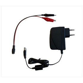 Resim 12 Volt Akü Şarj Cihazı Adaptörü - Otomatik Kesicili Yedek Maşalı 