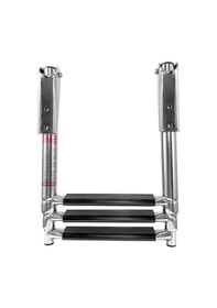 Resim Erol Teleskopik Merdiven 3 Basamaklı Platform Üstü 254x879 mm 