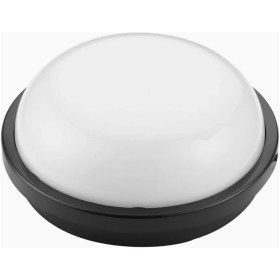 Resim 15W Artos Siyah LED Nem Su Geçirmez Banyo Bahçe Balkon Modern Tavan Duvar Lambası Beyaz Işık 6500K I 