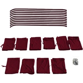 Resim Oto Pandami Mercedes Vito 2006-2022 Uyumlu Bordo Raylı Oto Perde Takımı 