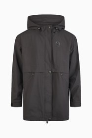 Resim Rain Zip Poncho 1844 Su Geçirmez Kapüşonlu Kadın Yağmurluk - Siyah / S/M 