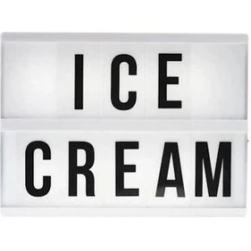 Resim Out Of The Blue A5 LED Light Box Işıklı Yazı Panosu 
