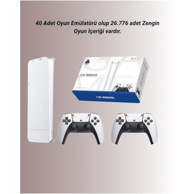 Resim 4k Destekli Bluetooth Retro Oyun Konsolu M15 Modeli Renk Seçenekleri Mevcut. 