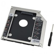 Resim 9.5mm Hdd Caddy Notebook Dvd To Ssd Kutu Sata Laptop Notebook Cd Kızak Ekstra Harddisk Slim 