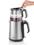 Resim Ar3024 Çaycı Heptaze 1650 W Cam Demlikli Çay Makinesi Arzum