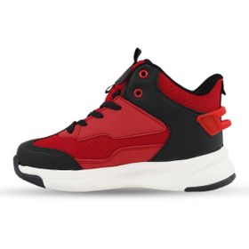 Resim KOCAMANLAR Cool London Unisex Ortopedik Çocuk Basketbol Ayakkabısı KIRMIZI 