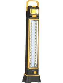 Resim Tongdashop Çok Fonksiyonlu Sarı Şarj Edilebilir 6 Modlu Güneş Enerjili Kamp El Feneri Çalışma Lambası 