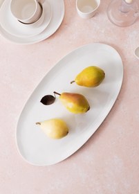 Resim The Mia Cotta Limoges Oval Service White 43x22 cm 