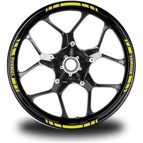 Resim Yamaha Yazılı Kısa Yazısız Kısa Dış Şerit 16'Lı Tek Renk Jant Sti 