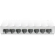 Resim OEM Tp-link 8 Port 10-100 Mbps Switch Plastik Kasa Switch Internet Çoklayıcı 