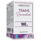 Resim TAB Vitamins Trans Resveratrol 30 Tablet 