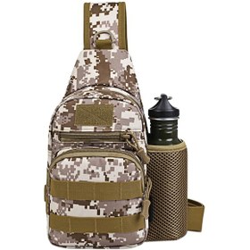 Resim Xindoker 900d Oxford Kumaş Çanta, Suya Dayanıklı Ve Kullanıma Dayanıklı, Çok Bölmeli, Dış Mekan Ve Gündelik Kullanıma Uygun, Molle Sistemi, Ayarlanabilir Askı, 360 Derece Döner Kanca, Sandık Dijital Desen Çok Renkli 