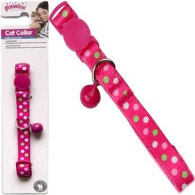 Resim Pawıse Pembe Benekli Kedi Boyun Tasması 