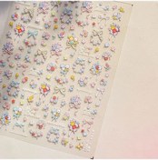 Resim Flybuy Reo Lale Çiçek Papatya Fotoğraf Çerçevesi Geometrik Sınır Kabartma To4837 