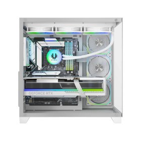 Resim Polii White 850W 80+ Bronze PSU 4X120mm FRGB Fan ATX Temperli Cam Beyaz Gaming (Oyuncu) Kasa 