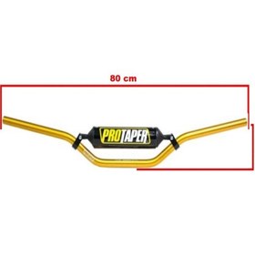 Resim Kros Motosiklet Protaper Alüminyum Alaşım Gidon Sarı 