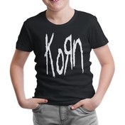 Resim Lord T-Shirt LordT-Shirt Korn - Logo Siyah Çocuk Tshirt 