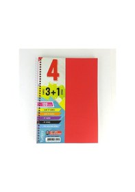 Resim 120 Yaprak 3 Kareli +1 Çizgili Spiralli Defter 