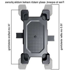 Resim Wondernest Darbeye Dayanıklı Motosiklet Ve Bisiklet Telefon Tutucu - Gidon Model Std 