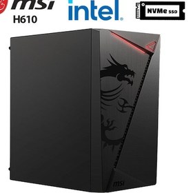 Resim Xaser SHIELD X5 i7-14700F 16 GB 512 GB M.2 Nvme SSD 2 GB GT610 Free Dos Masaüstü Bilgisayar 