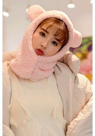 Resim Bundera Wig Kadın Peluş Bere Kar Maskesi Boyunluk Termal Welsoft 