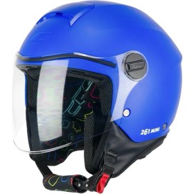 Resim Cgm 261A Mini Mono Açık Model Çocuk Kaskı (Mavi) 