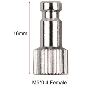 Resim Lemestar Badger Airbrush Uyumlu 3 Adet Hızlı Ayrılabilir Pirinç Bağlantı Parçası - M5 0.4 Erkek Dişli 