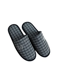 Resim Siyah Kışlık Erkek Ev Terliği-siyah 