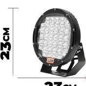 Resim C9 9" 96w 32 Led Explorer Siyah Off Road Led Lamba 