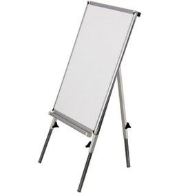 Resim 80X120 Teleskopik Ayaklı Manyetik Yazı Tahtası Beyaz 