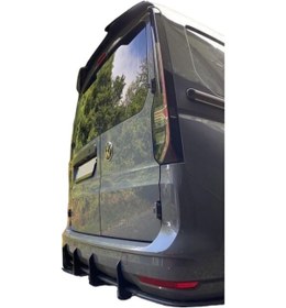 Resim Volkswagen Caddy Uyumlu Mk5 2021 - 2024 Sport Style Spoiler Plastik 