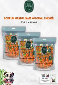 Resim Eyüp Sabri Tuncer 3 Paket Bodrum Mandalinası Kolonyalı Mendil 150'li ve ROSIE 
