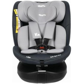 Resim Kraft Safe Spin Plus I-size Oto Koltuğu 0-36 Kg Gri 