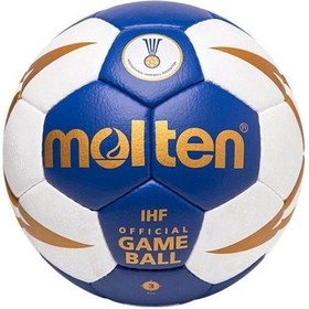 Resim Molten H3x5001-bwtr Hentbol Topu Mavi - Beyaz 