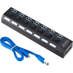 Resim Streak 7 Port Very Speed Hızlı USB 3.0 Çoğaltıcı Çoklayıcı Hub Switch 
