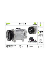 Resim Volkswagen Sharan 1995-2010 Arası 1.9 Tdı Valeo Marka Klima Kompresörü 