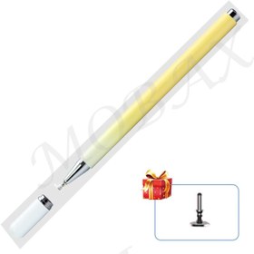 Resim UnDePlus Dokunmatik Tablet Telefon Kalemi +1 Yedek Uç Renk Geçişli Passive Stylus Bilgisayar Kalem Sarı 