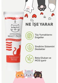 Resim Vitkittykediler İçin Tüy Yumağı Ve Malt Macunu 100g Antıhaırball Malt Past 